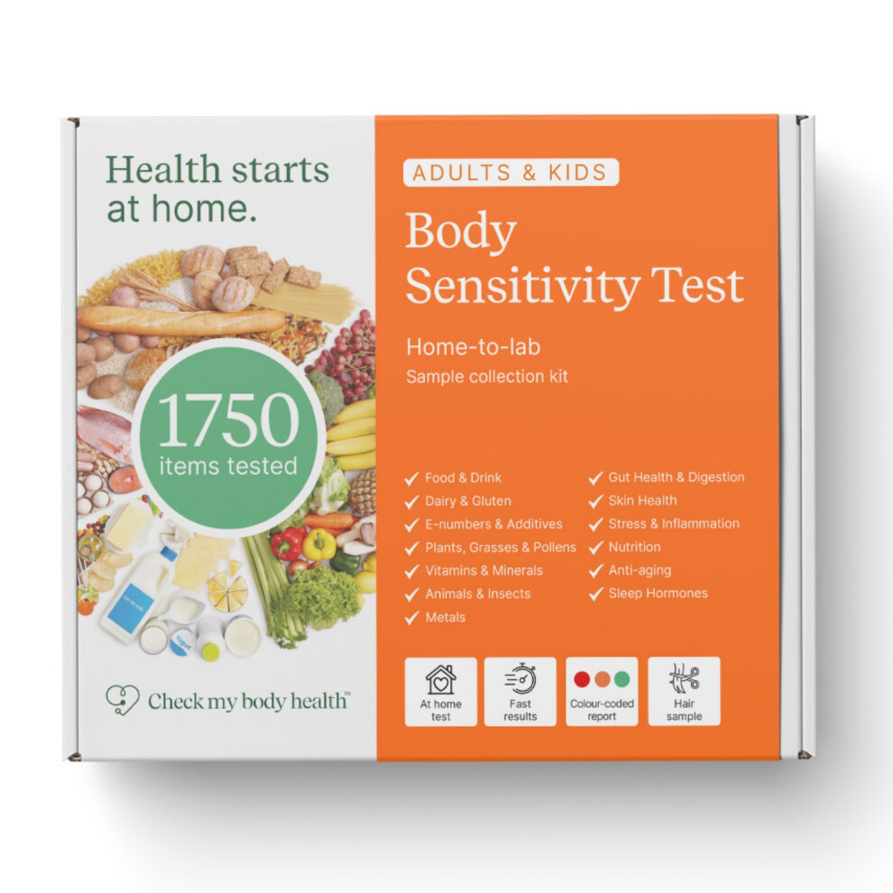 Check My Body Health Body Intolerance Test | Check For 1750 Different Food & Non-Food Items