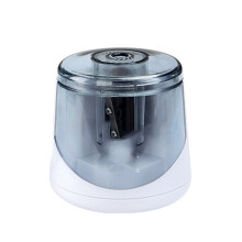 (Black, usb+battery) Electric Pencil Sharpener USB Charging Battery Powered Dual Powered Pencil Sharpener Office School Supplies Stationery