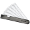 Fan Scale 1:10 Design Scale Straight Ruler For Engineering 2