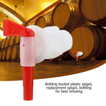 1-inch Bottling Bucket Spigot with Tapered Stem for Siphon Tubing