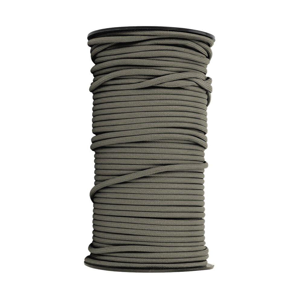 100M Heavy Duty 4Mm Parachute Cord Lanyard Rope Khaki 8101341148146