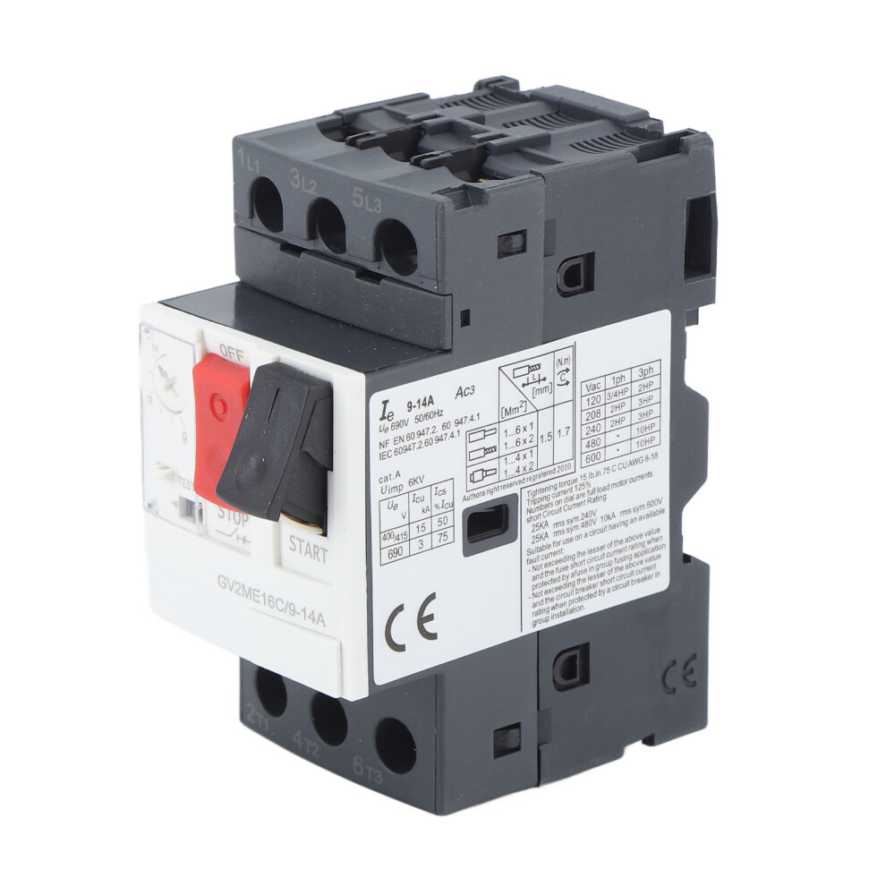 Motor Circuit Breaker Overload Short Circuit