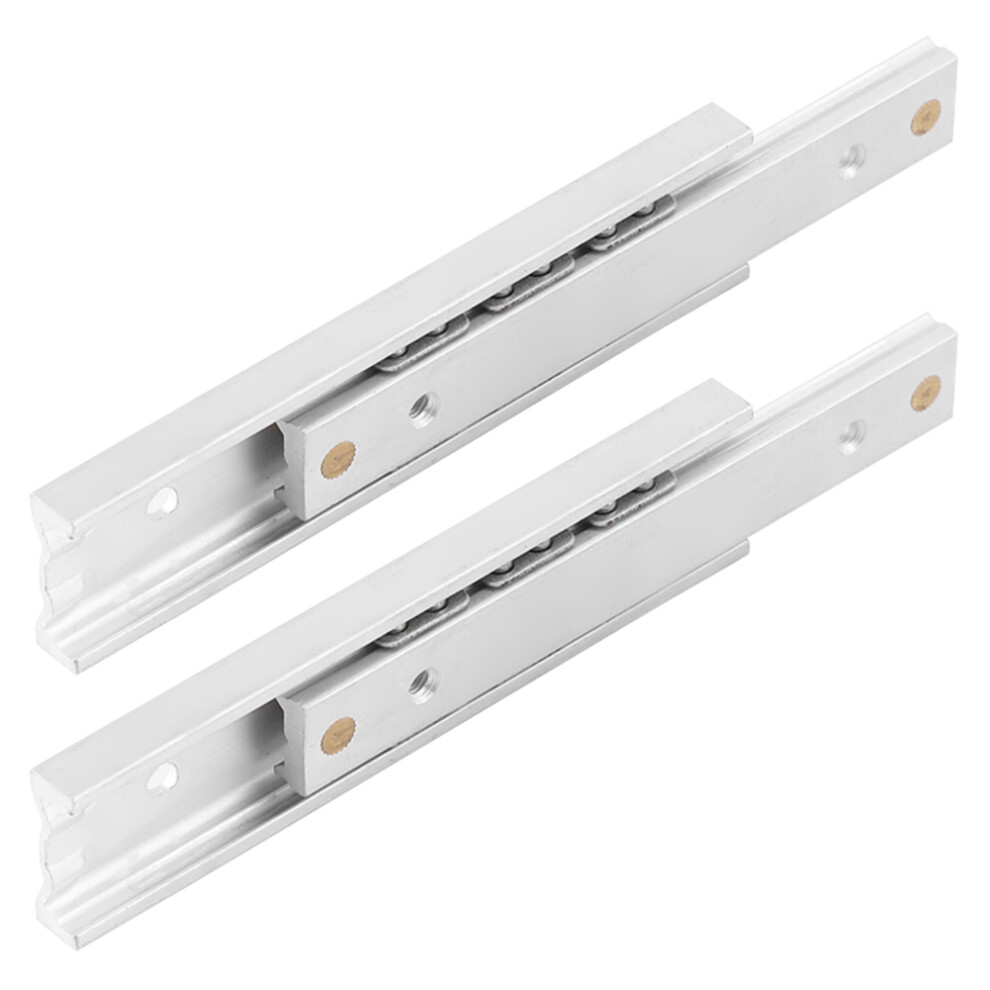 2Pcs Mini Aluminum Alloy Drawer Slideway 70Mm For Cabinets, Smooth & Durable 9321341148895