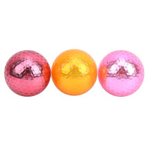 Plated Metal Color Golf Ball 1.68in Practice Balls