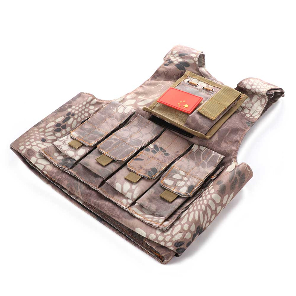Kids Tactical Military Vest Breathable Wearable For Shooting Fishing Cycling 8731341149760