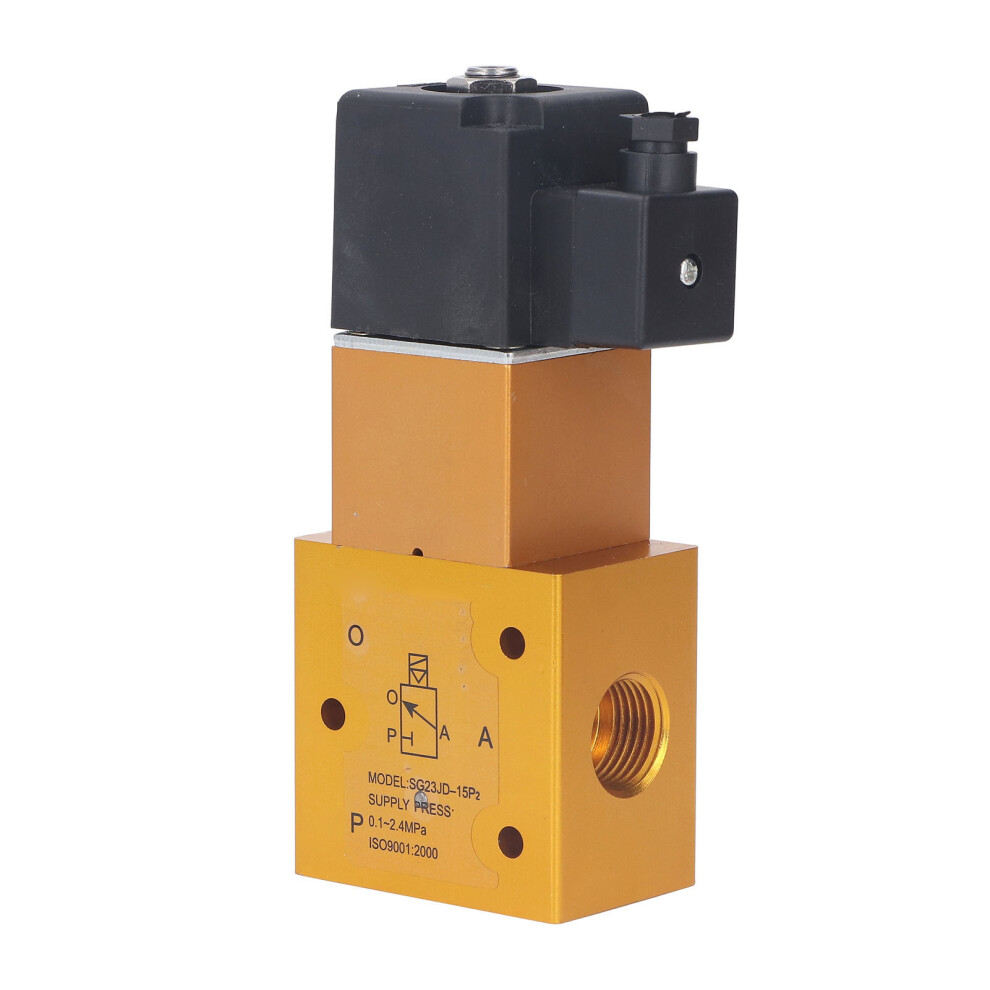 3 Way 2 Position Solenoid Valve G1/2in Outer Guide