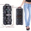 (Black) Portable Bluetooth Speaker System with Dual 6.5" Subwoofers, Wireless Connectivity, LED Lights, Microphone & Remote 11