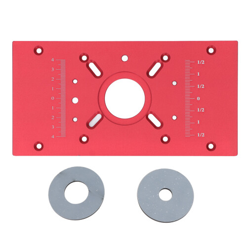 Router Table Insert Plate Aluminum Alloy Lift