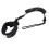 5mm Coiled Surfboard Leash 5ft - Black Ankle Cuff Unisex Design 16
