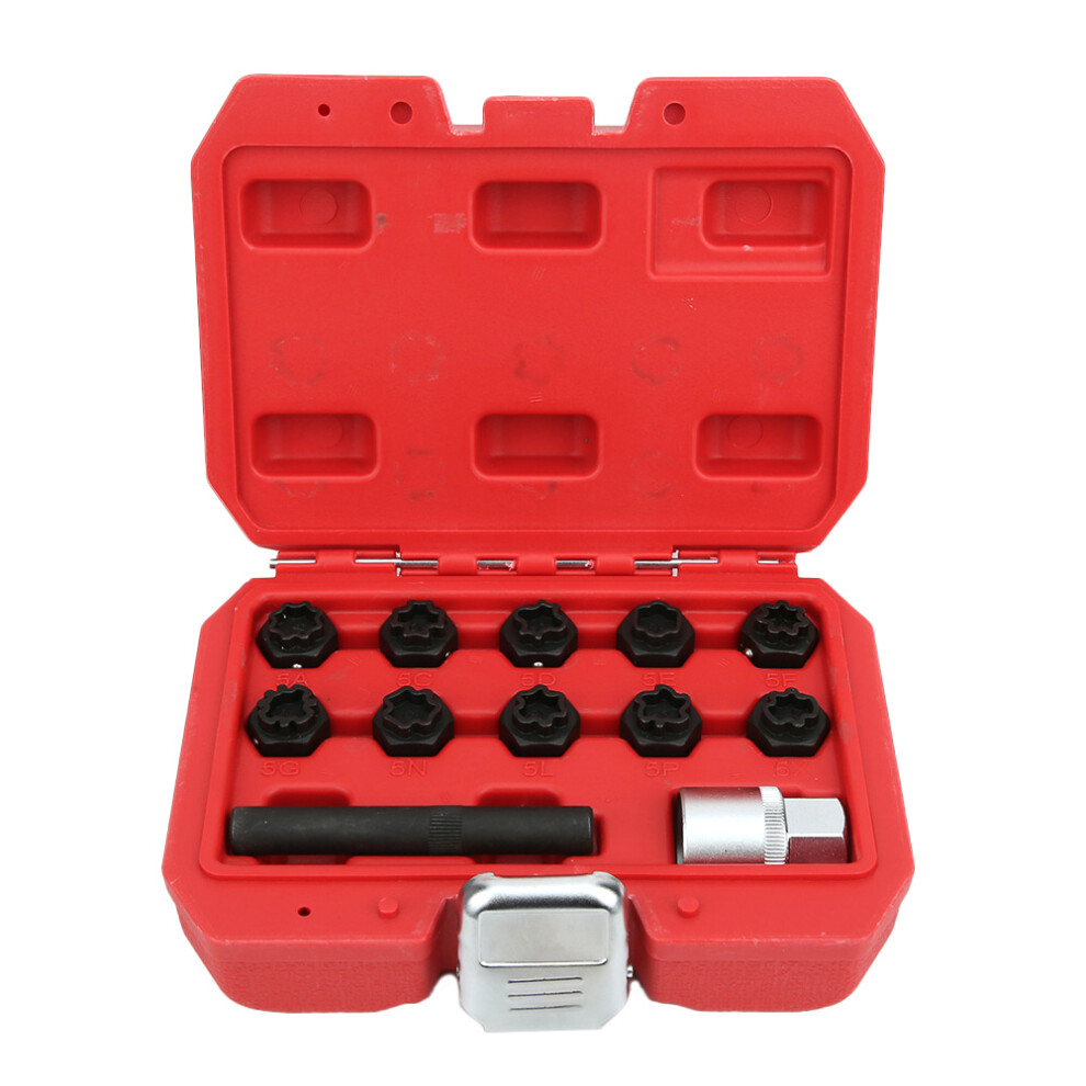12Pcs Antitheft Locking Wheel Nut Socket Set 9121376652684