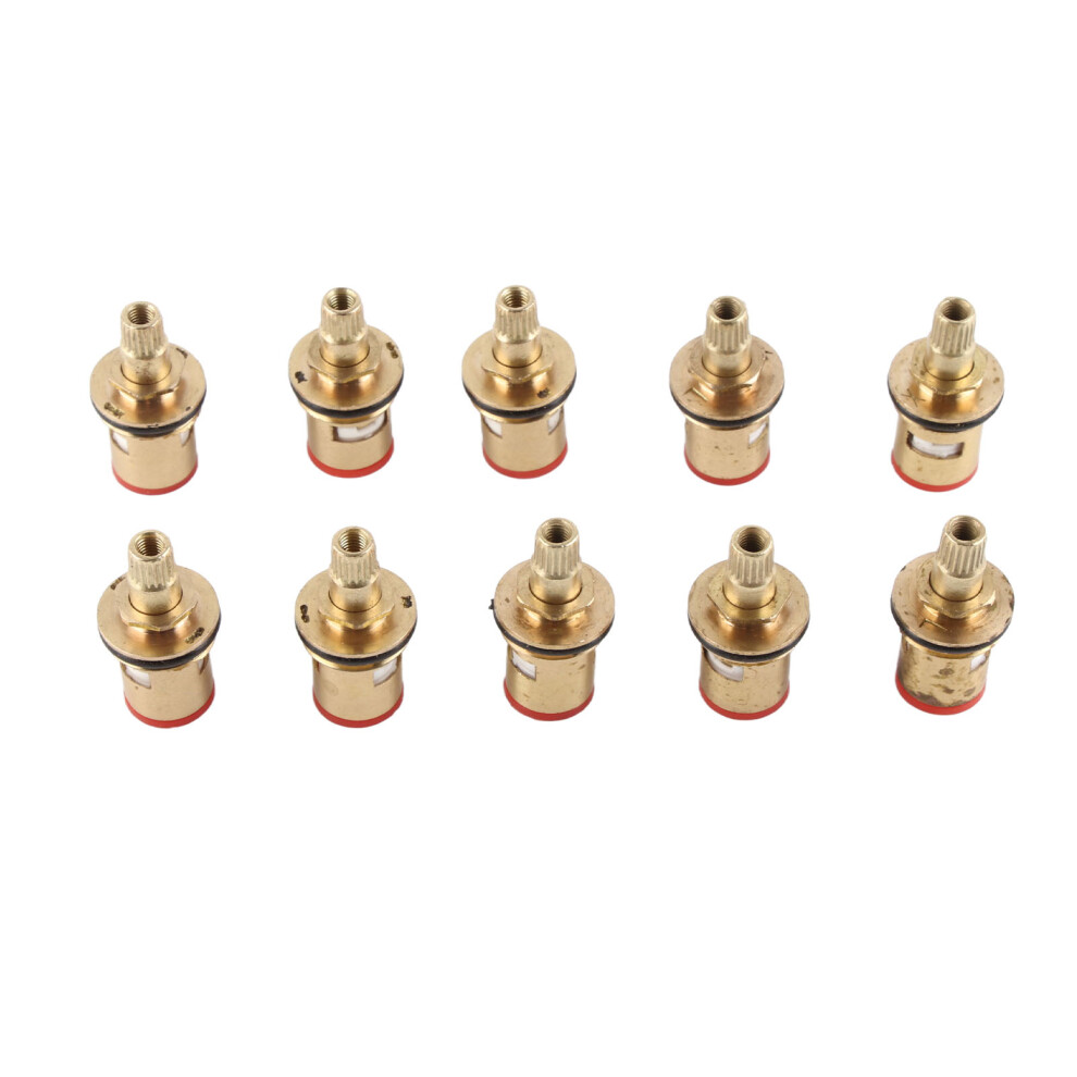 10Pcs Faucet Valve Core Brass Valve Ceramic Stem