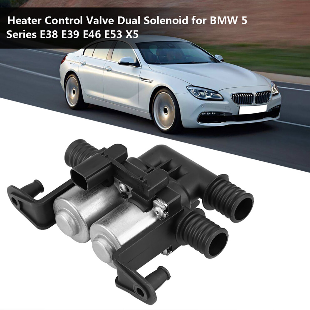Iron Dual Solenoid Heater Valve For E38 E39 E46 E53 X5 Oe: 3001341152332