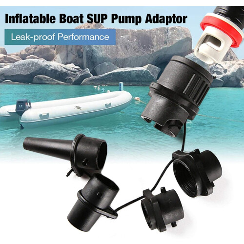 Inflatable Boat Pump Adapter for Kayak and SUP Air Valve Connection, Multi-Compatibility Inflatable Conversion Head 2