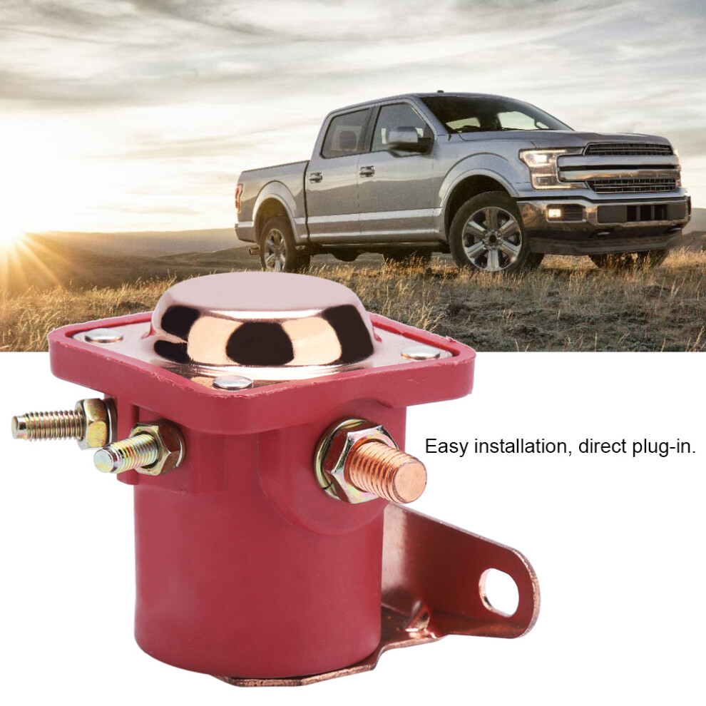 12V 4-Terminal Heavy Duty Car Starter Solenoid Relay 5.4X5.4x6.4cm 9351341153483