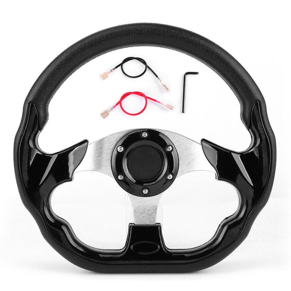 320Mm/12.5In Racing Car Drifting Steering Wheel Black 9121376653247