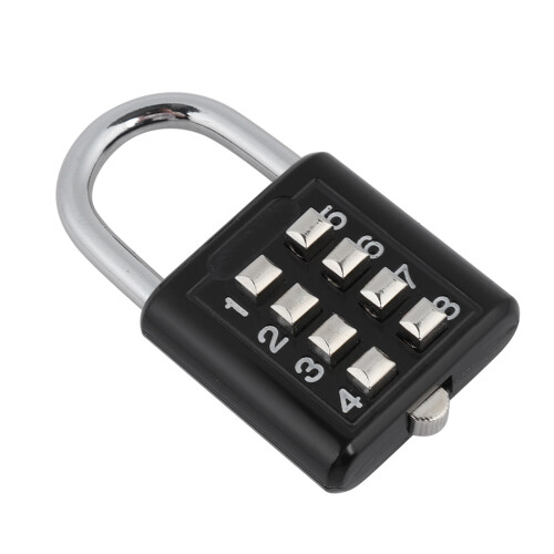 Durable 8 Digit Code Security Padlock for Travel Bags and Luggage 2