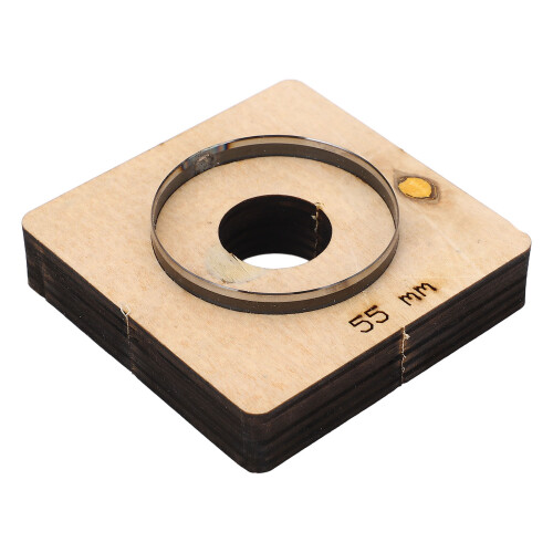 Leather Cutting Die 55mm Diameter Hollow Round 1