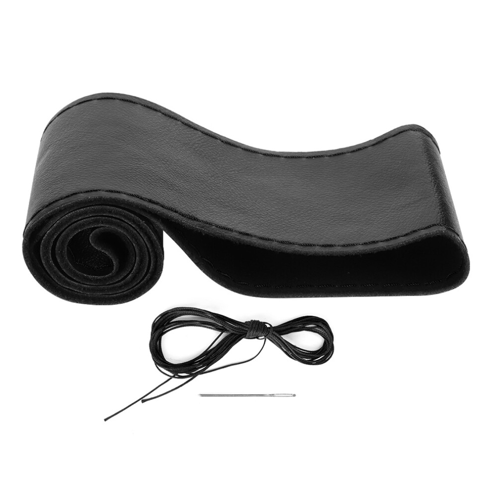 Leather Steering Wheel Cover Needles Thread Kit 9121376653643