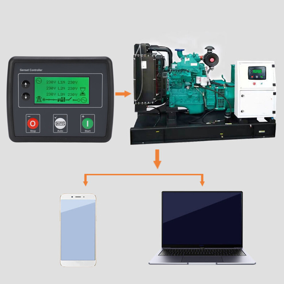 Generator Controller LCD Display 3 Phase Diesel