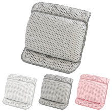 GEEZY Bathtub Pillow - Ergonomic Luxury Bath Cushion Quick Dry for Head Neck Support