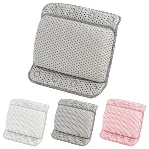 GEEZY GEEZY Bathtub Pillow - Ergonomic Luxury Bath Cushion Quick Dry for Head Neck Support