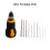 Ergonomic Hand Drill and 10 Drill Bits 0.8‑3.0mm for Precise Woodwork 7