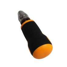Ergonomic Hand Drill and 10 Drill Bits 0.8‑3.0mm for Precise Woodwork