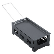 Tragbares Antihaft-Käse-Raclette-Backblech-Set – Kompakt & Langlebig