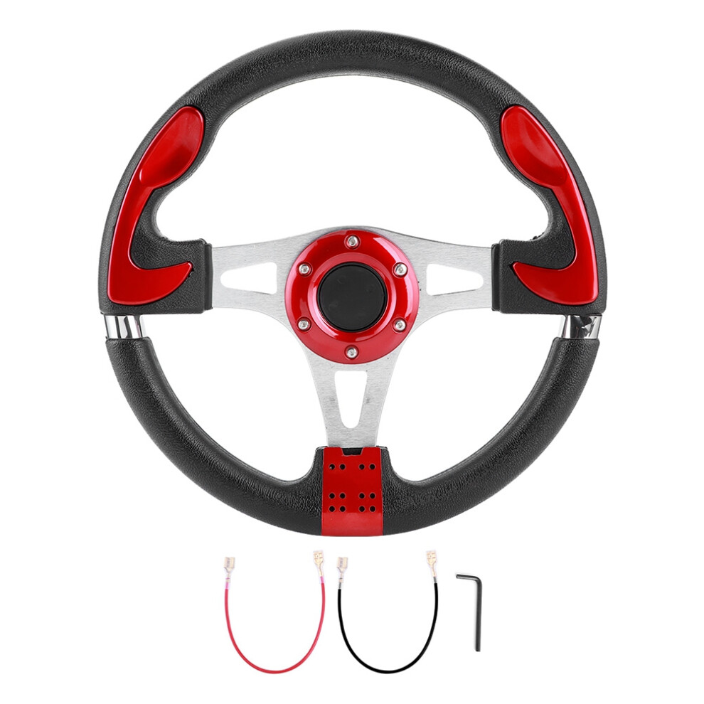 320Mm/12.5In Car Sport Steering Wheel With Horn 9121376654343