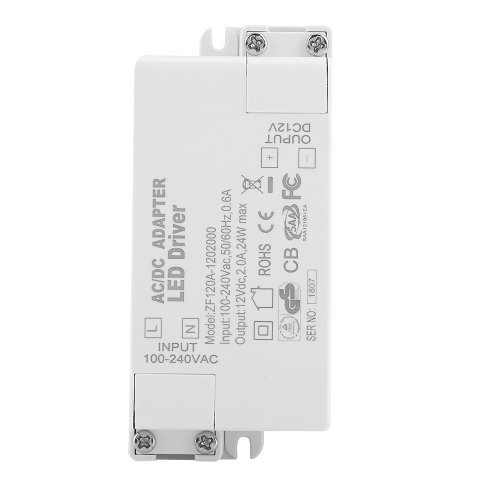 Ac To Dc 12V Led Driver Transformer 24W Smd Switch Power Supply For Led Lights 7631341157455