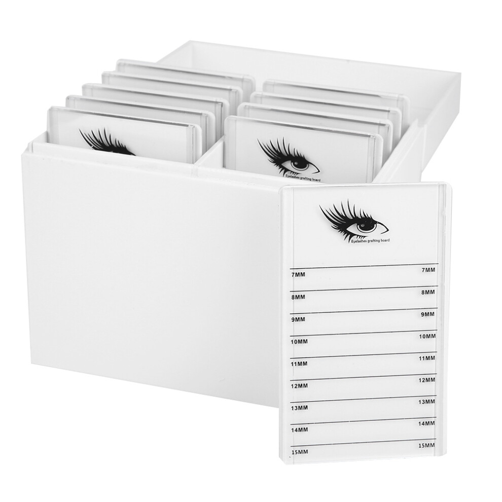 10 Layers Eyelash Extension Storage Box Makeup Organizer Durable Compact