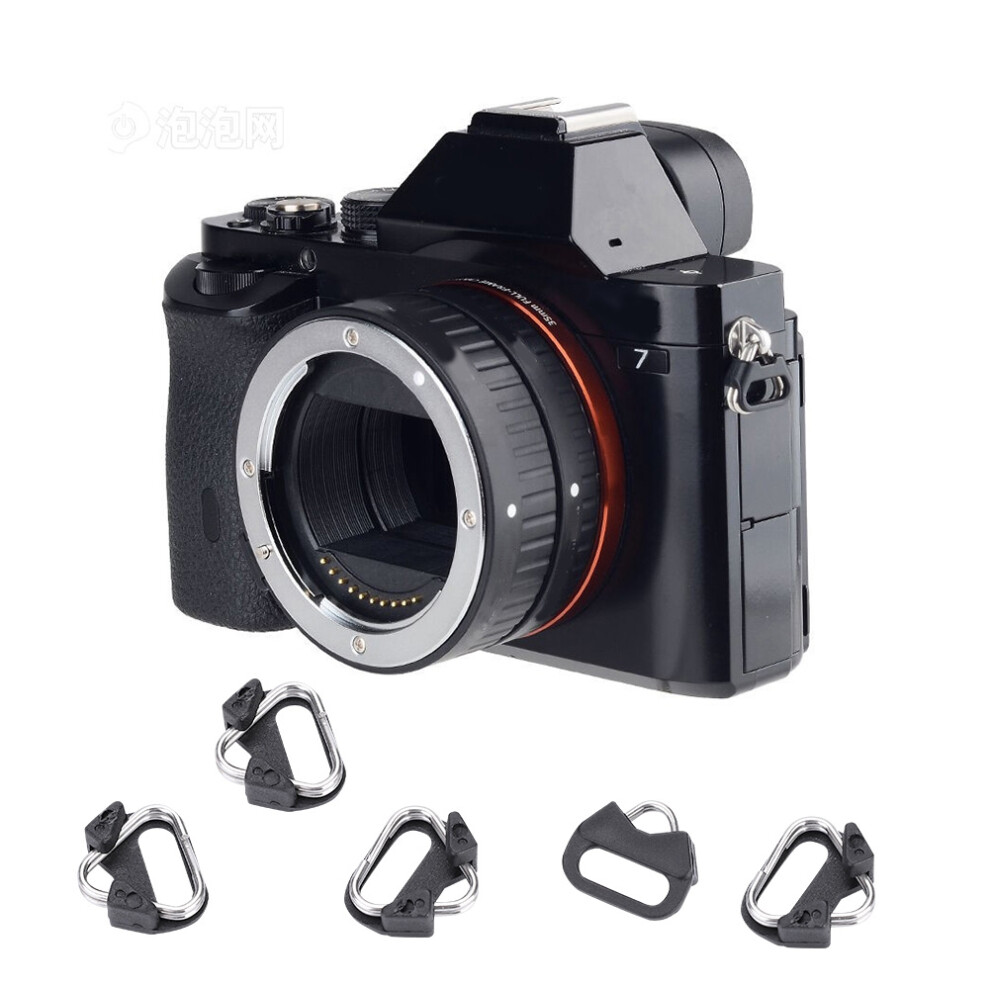 Durable 5Pcs Triangle Ring Hook For Camera Strap Secure Attachment 7901341159286