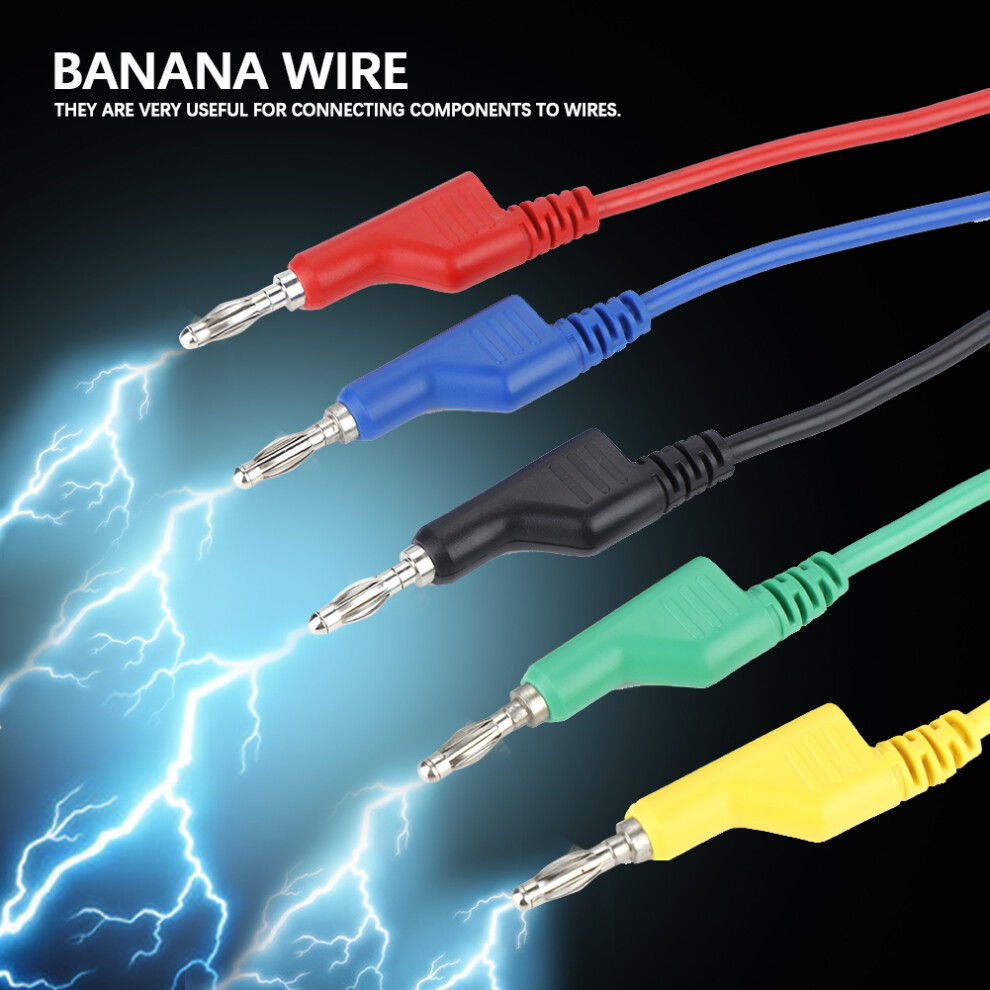Color-Coded P1036 High Voltage 1M Test Leads With 4Mm Banana Plugs 5021341159849