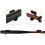 Baseball Bat Storage Rack - Wall Mounted Softball Bat Display Holder, Horizontal Design, Sturdy 2 Pack Schwarz 5