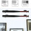 Baseball Bat Storage Rack - Wall Mounted Softball Bat Display Holder, Horizontal Design, Sturdy 2 Pack Schwarz 4