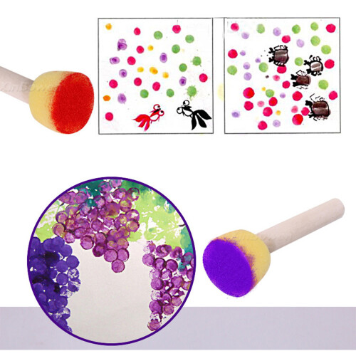 30 Stück Kinder-Malpinsel ABS EVA Multicolor-Set 2
