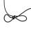 Premium Nylon Archery Bow D Loop - Adjustable Position Black 14