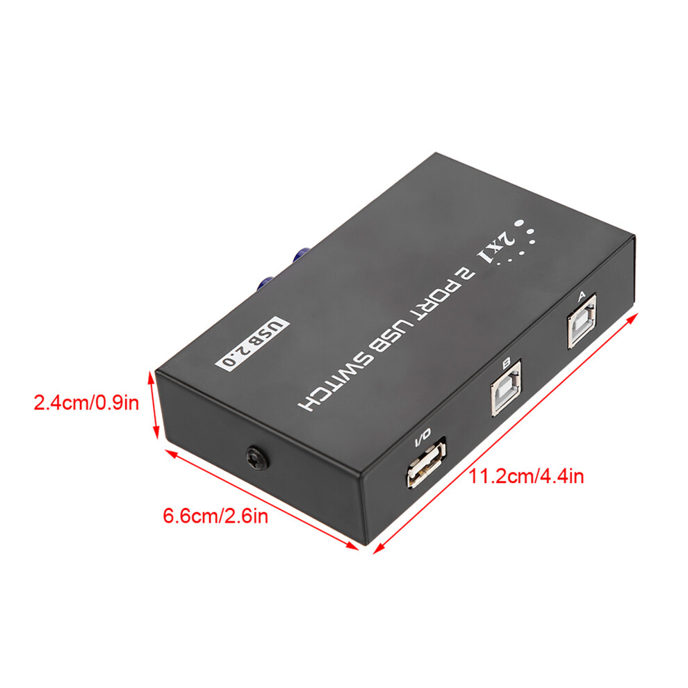 2/4 Port Usb Switch Hub For Printer Scanner Fast Data Transfer 7681341161488