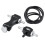 Adjustable Bilateral Turbo Tee Bleed Valve Manual Boost Controller Kit Black 13
