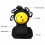 Finger Grip Power Training Ball - 8cm Yellow & Black, Hand Exercise 3