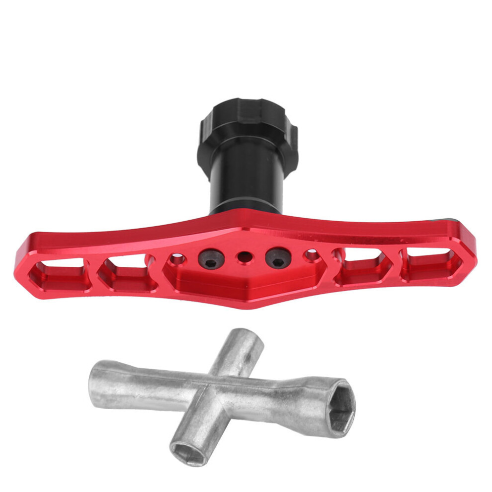 17Mm Wheel Nut & Hex Cross Wrench Set, Aluminum Alloy, Rc Car Tool 9391341163778