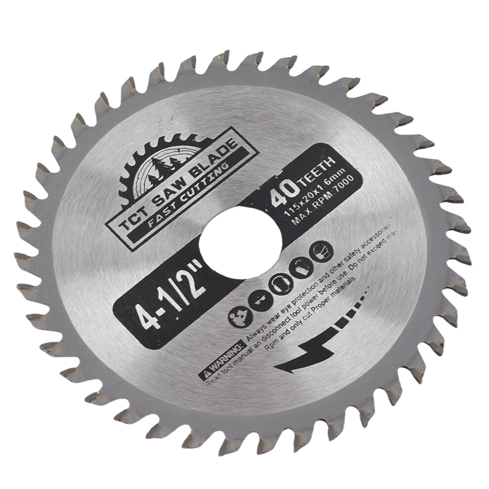 Woodwork Circular Saw Blade 115Mm 1.6Mm Thick 40 Teeth Design 8751341163870