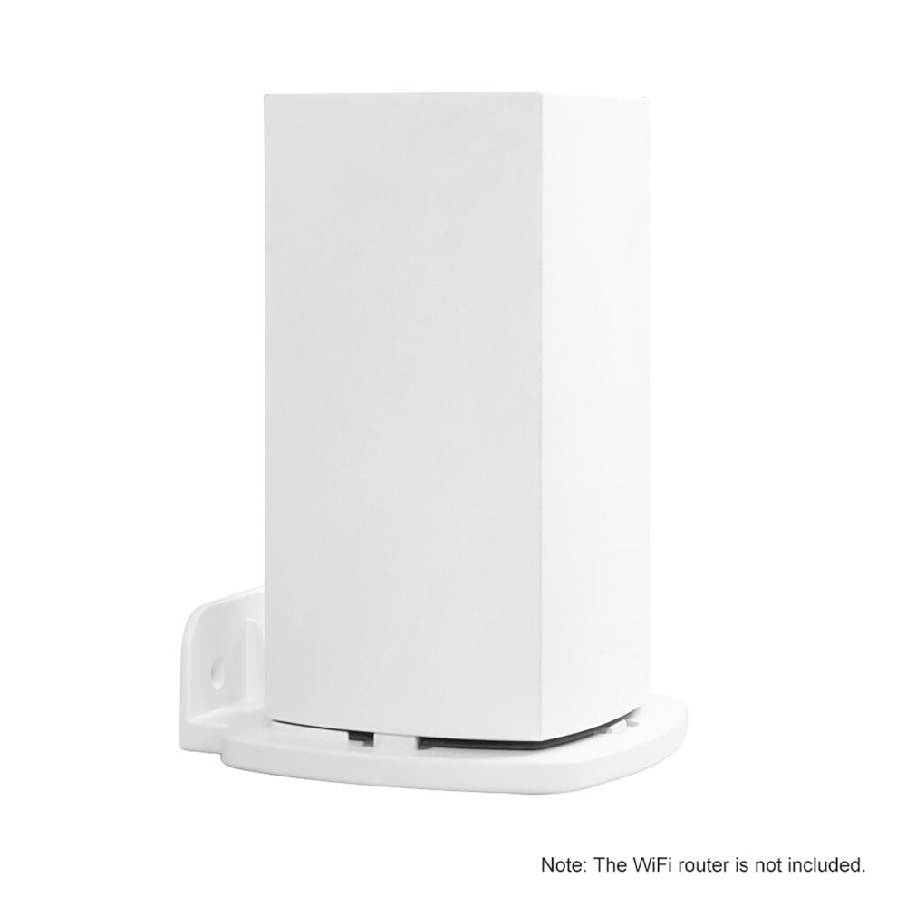 Space-Saving Stand For Dual-Band Wifi Router Easy To Install White 8461341165353