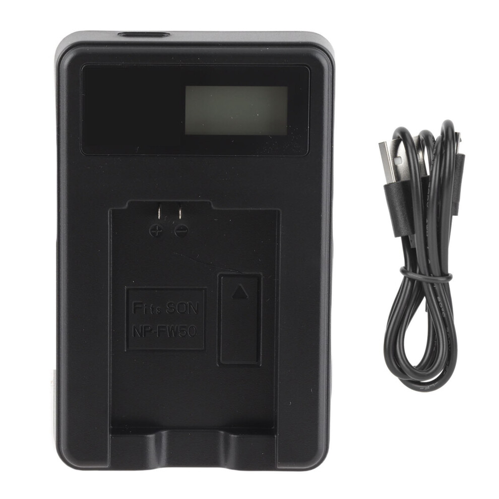 Np-Fw50 Camera Battery Charger Lcd Charging 9121376656361