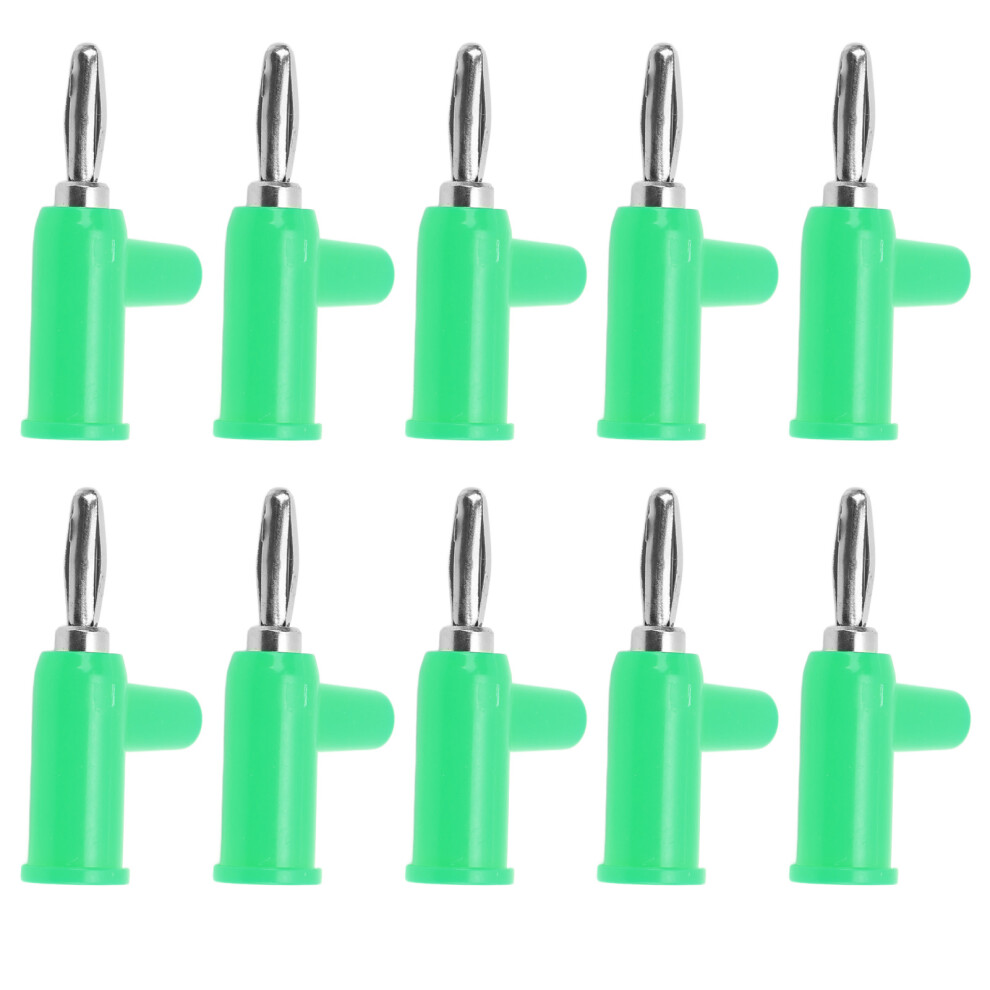 10Pcs Stackable Banana Plug 4Mm/0.2In Solderless 9121376656354