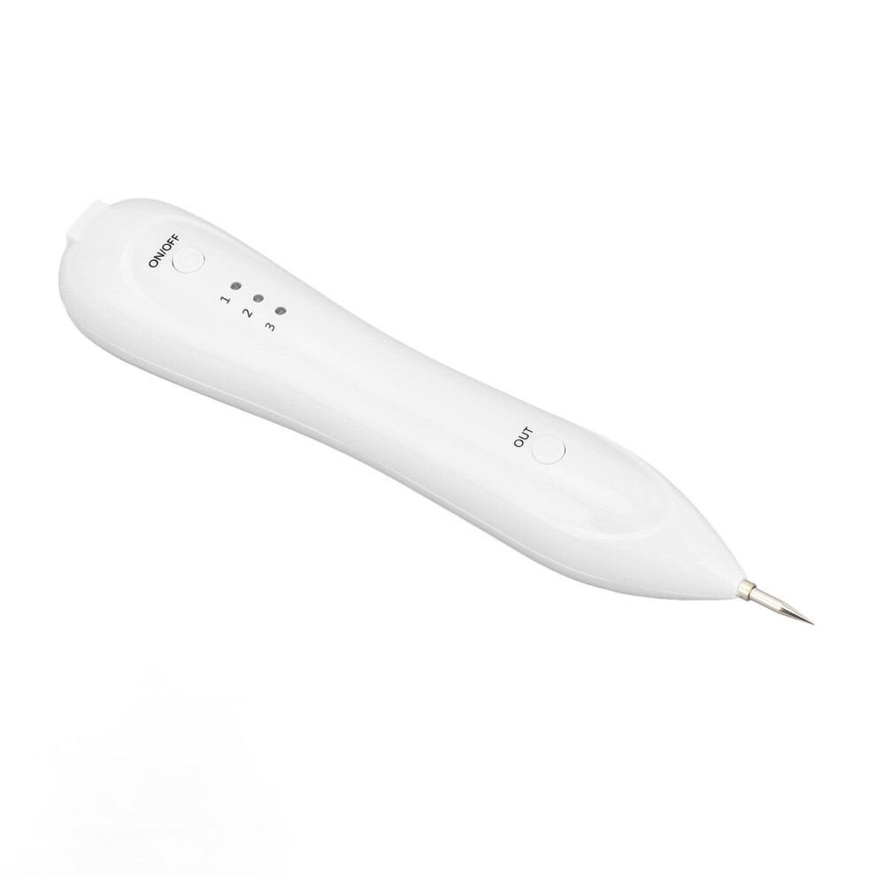 White Adjustable Electric Mole Freckle Removal Pen Spot Tattoo Device Color