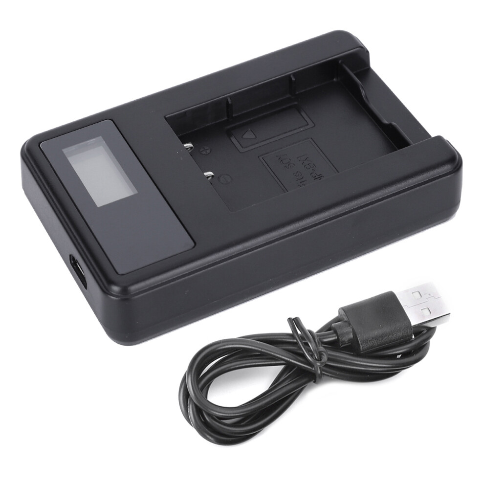 Seivi Camera Battery Single Slot Charger With Lcd 9121376656583