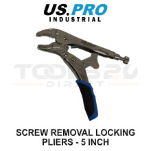 US PRO INDUSTRIAL Screw Removal Locking Pliers - 5 Inch 5923