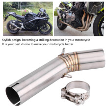 Motorcycle Exhaust Middle Pipe for Suzuki GSX-R600/750 K6 51mm Stainless Steel