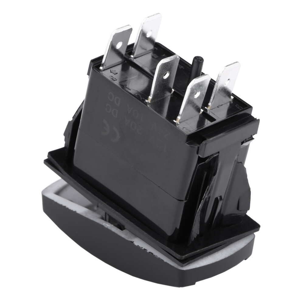 12V/24V Waterproof 5Pin Led Rocker Switch For Car Boat Truck Green 8321341166920